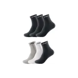 Чёрный 3 шт + Чёрный/белый/серый 3 шт