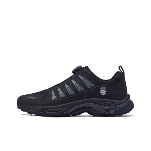 K·SWISS Беговые кроссовки Low Топ Чисто черный/Мечтательный Серебряный Мужской