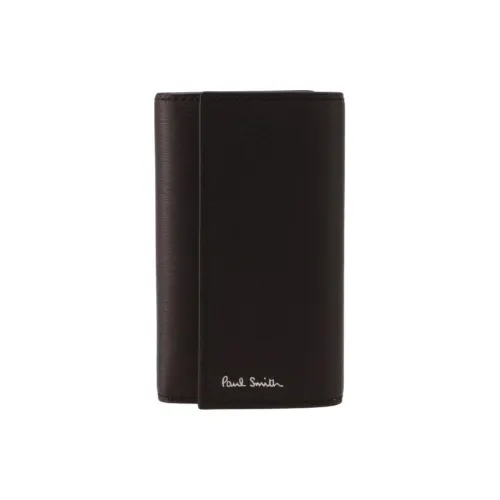 Paul Smith Key Pouch из коровьей кожи унисекс бордовый