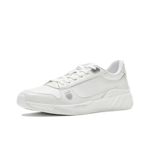 KSWISS Амортизация Износостойкие Низкие Беговые Кроссовки Мужские Белые