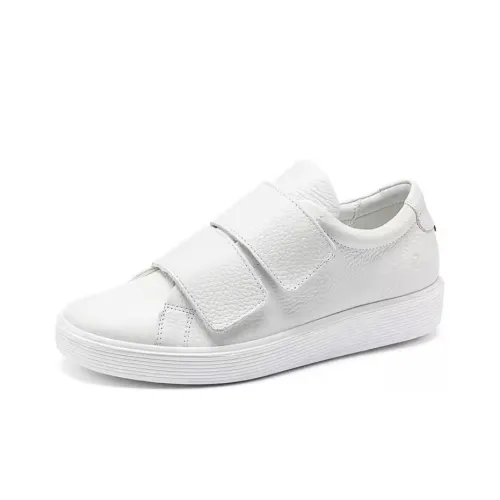 Ecco Низкие Кроссовки для скейтбординга Женские Белые