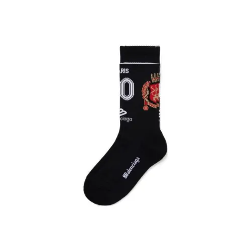 Balenciaga 1 упаковка черные мужские носки MID до икры