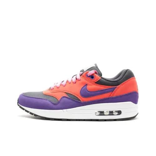 Nike Air Max 1 ACG Амортизация Износостойкий Низкий Топ Повседневная Обувь Мужская Оранжевый Фиолетовый Серый