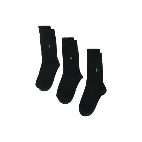 Polo Ralph Lauren Носки Crew Мужские упаковка из 3 пар черные