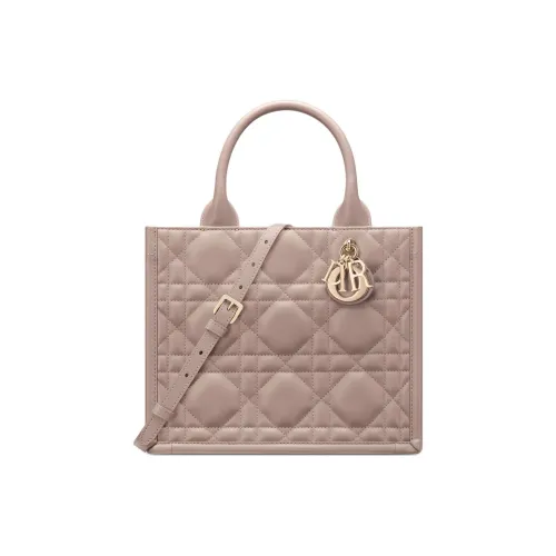 DIOR BookTote Телячья кожа Тоут Сумка Сумка для покупок Сумка через плечо Сумка Маленькая Женская Теплая Серый Коричневый