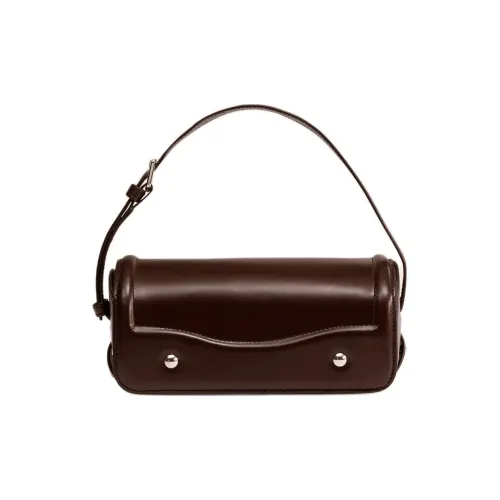 Lemaire Гладкая отделка кожа Одно плечо Сумка Средний Женские Hickory Nuts Коричневый