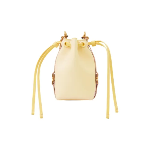 Chloe Marcie с рельефной телячьей кожей ведрообразная сумка сумка через плечо экстра мини женская кокосовое молоко