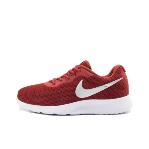 Nike Tanjun Slip-resistant Abrasion-resistant Low Top Casual Shoes Men's Red Найк Танджун Противоскользящий Устойчивый к истиранию Низкий Топ Повседневная Обувь Мужская Красная