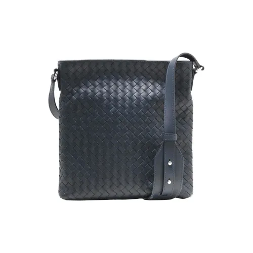 Bottega Veneta Сумка через плечо из коровьей кожи сумка мужская Tourmaline синий