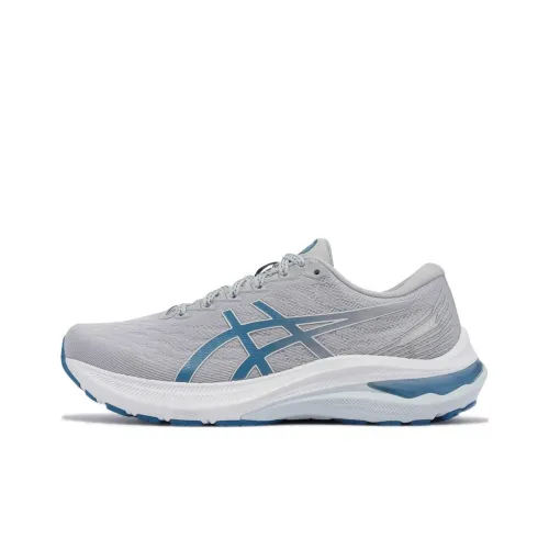 Asics GT 2000 11 Устойчивый к истиранию Низкий Топ Беговые кроссовки Женские Серебряный Серый Синий