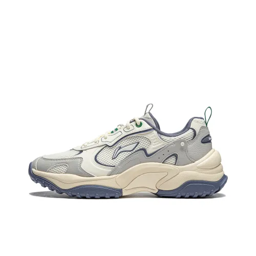 LINING Original Aspiration Юбка Устойчивая к истиранию Низкий Топ Повседневный Мужской Белый Серый