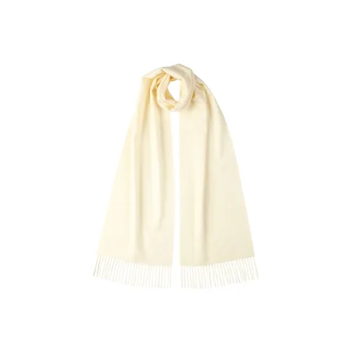 JOHNSTONS OF ELGIN Вязаные шарфы Унисекс Белый