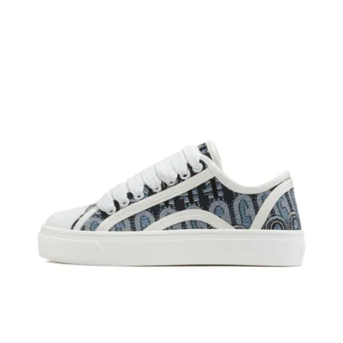 Furla Низкие Кроссовки для Скейтбординга Женские Синие Белые