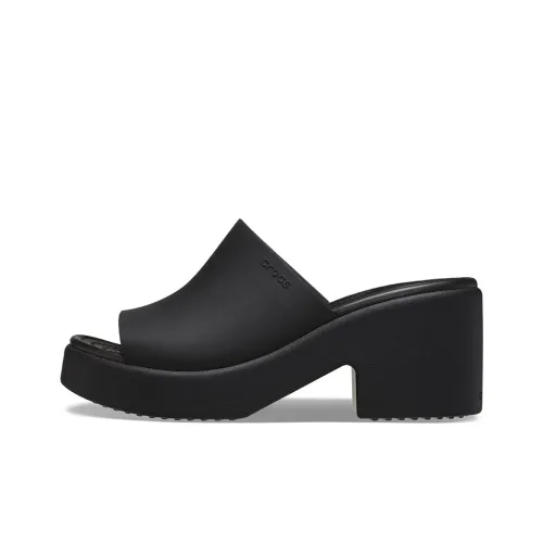 Crocs Brooklyn Series Слипоны Женские Черные