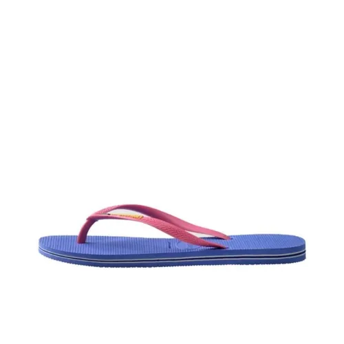 Havaianas Slim Brasil Slip-resistant Abrasion-resistant Шлепанцы Женские Blue