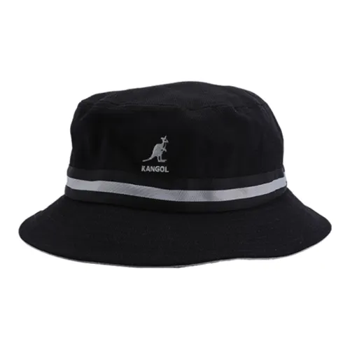 KANGOL Вязаные Хлопковые Панамы Унисекс Черные