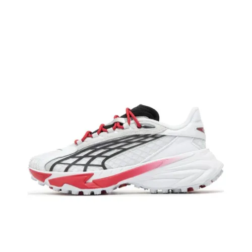 PUMA Spire Low Топ Повседневная обувь Женская Белый Красный Черный