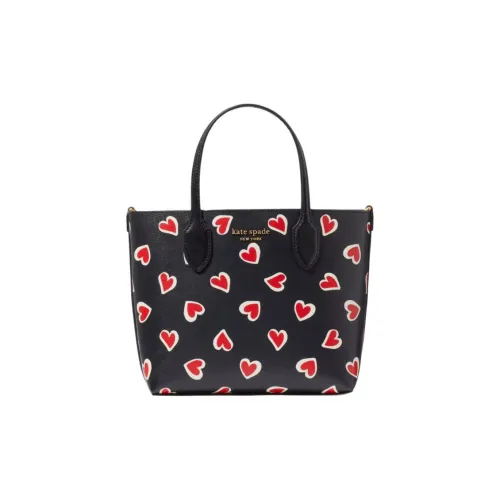 Kate Spade PVC с кожаными вставками Тоут Сумка Сумка для покупок Сумка через плечо Сумка среднего размера Женская Черная