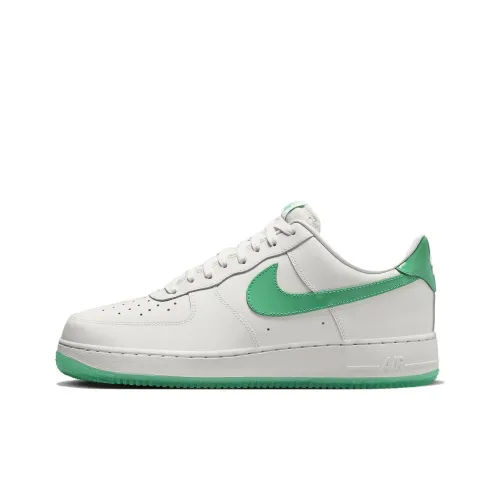 Nike Air FORCE 1 Low Топ Скейтборд Кроссовки Мужские Белые Зеленые