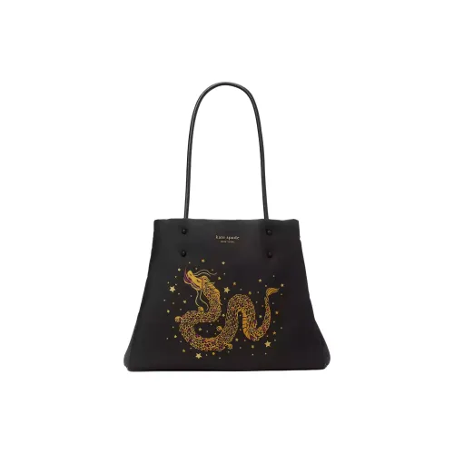 Kate Spade Everything Jacquard с гладкой кожей тоут-сумка сумка для покупок сумка через плечо сумка большая женская черная