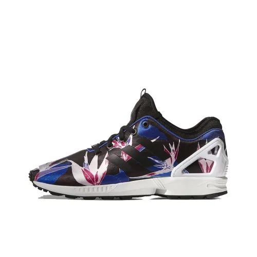 Adidas Originals ZX Flu Амортизация Низкий Топ Casual Унисекс Черный Синий Белый