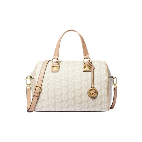 MICHAEL KORS Grayson Искусственная кожа Сумка через плечо Сумка среднего размера Женская Ванильный белый