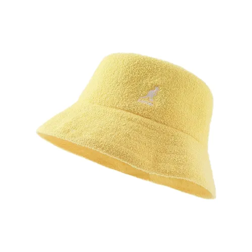 KANGOL Модакрил Акрил Полиамид Шляпы ведра Женские Желтые