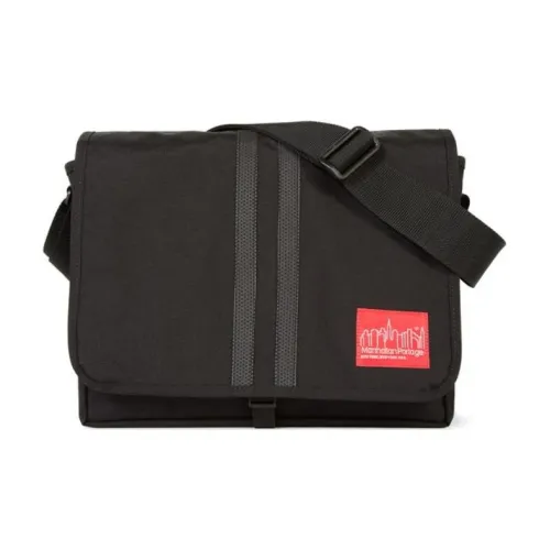 Manhattan Portage CORDURA Ткань Курьерская Сумка Сумка через плечо Унисекс Черная