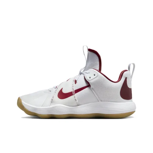 Nike React HyperSet LE противоскользящие устойчивые к истиранию низкие баскетбольные кроссовки унисекс белый