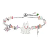 Яркий маленький браслет с призраком [белый]