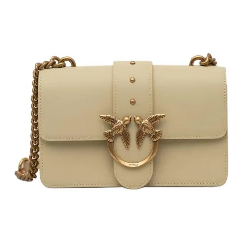 PINKO SOFT Кожа Сумка через плечо Сумка на плечо Женская Дымчатый Желтый