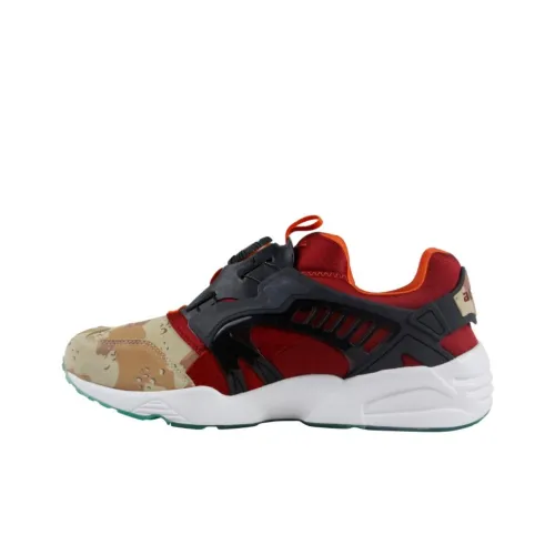 PUMA Disc Blaze Беговые кроссовки Низкий топ Черный Красный Мужской