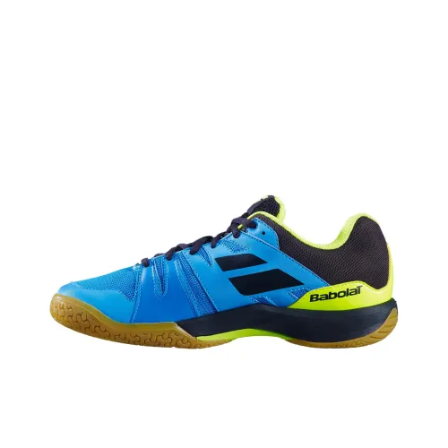 Babolat Shock Absorbers Slip-Resistant Low-Top Badminton Shoes Men's Blue Баболат Шок Абсорберы Противоскользящие Низкие Кеды для Бадминтона Мужские Синие
