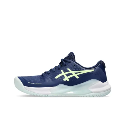 Asics Challenger 14 Low Top Теннисные Кроссовки Женские Синие Зеленые
