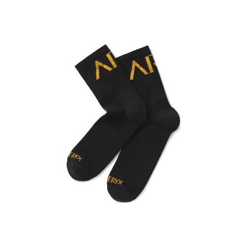 Arcteryx Носки Crew Унисекс 1 Пачка Черные