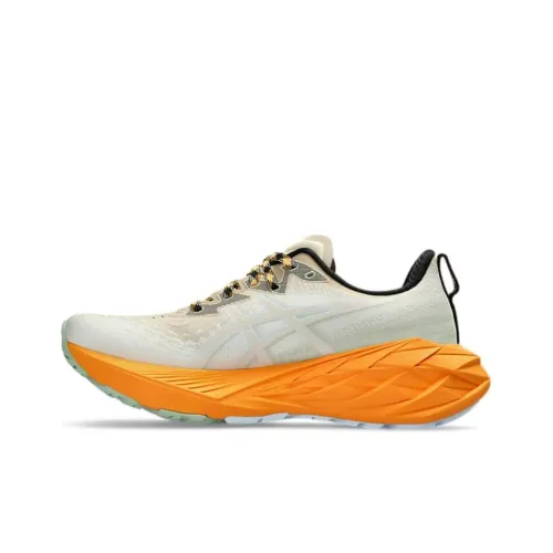 ASICS Novablast4 TR Low Top Trail Беговые кроссовки Мужские Бежево-желтые