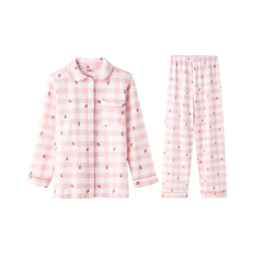 H YXIANG Пижамный комплект женский розовый