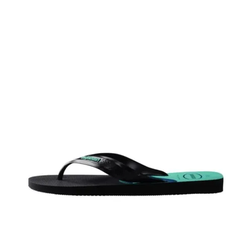 Havaianas Топ Max Базовый Шлепанцы Мужской Черный Зеленый
