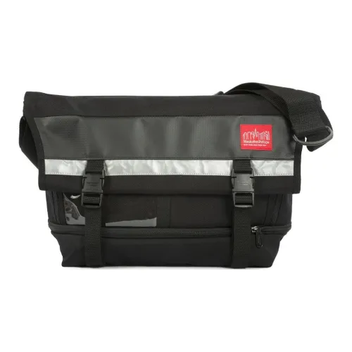 Manhattan Portage Cordura® Classic Fabric Messenger Bag Shoulder Bag Unisex Black