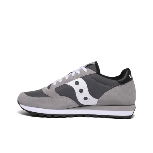 Saucony Jazz Original Износостойкие Низкие Беговые кроссовки Мужские Серые