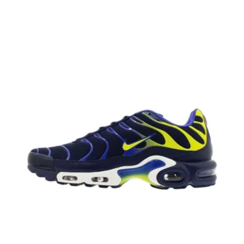 Nike Air Max Plus Амортизация Износостойкий Низкий Топ Повседневные Беговые Кроссовки Унисекс Черный Фиолетовый
