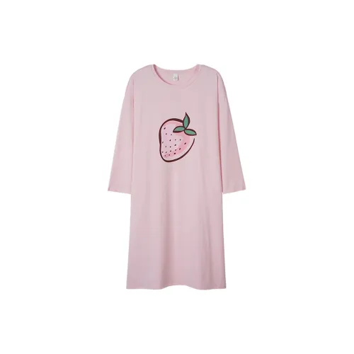 Sha Qian Ночная сорочка Весна And Осенний Женские Розовый