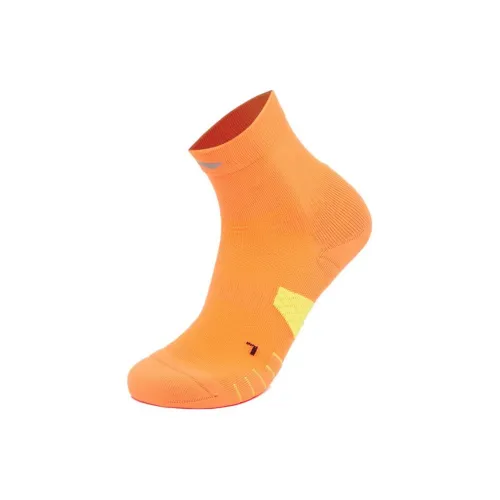 Носки LINING High-Top Унисекс 1 Пачка Неон Ярко-Оранжевый