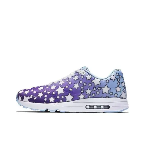 Nike Air Max 1 Амортизация Износостойкие Низкие Кроссовки для Бега Унисекс Фиолетовые