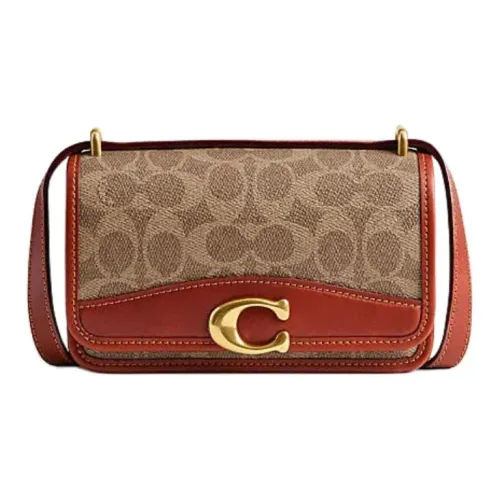 COACH Мята Коллаборация Bandit PVC с коровья кожа Маленькая квадратная сумка через плечо Маленькая женская