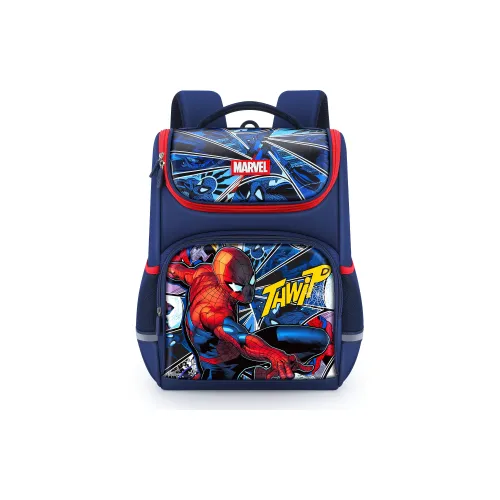 Disney Spider MAN Series Водонепроницаемый полиэстер Рюкзак Студенческий рюкзак Маленький Детский Темно-синий