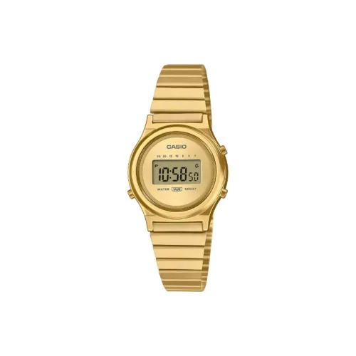 CASIO Cassio Classic Collection Кварцевый механизм ремешок из нержавеющей стали женские часы золотой циферблат