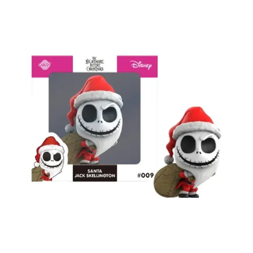 Hot Toys COSBI Disney Хэллоуин Ночь Фигурки Санта-Клауса в стиле Chibi 8 см