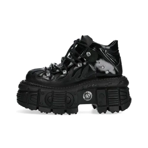 NEW ROCK Низкий топ Повседневная обувь Унисекс Черный