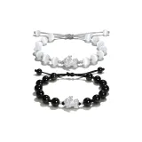 Китайский Благоприятный Животные Бусины Браслет 1 Пара